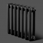Чугунные радиаторы Radion Urban-U3, 500 мм покраска в черный цвет