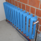 Чугунные радиаторы МС-140 500 мм, ЛЛМЗ покарска в синий цвет