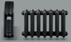 Чугунные радиаторы Radion Urban-U2, 300 мм покраска в черный цвет