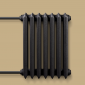 Чугунные радиаторы Radion Urban-U4, 500 мм покраска в черный цвет