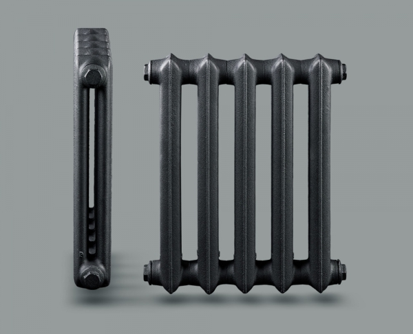 Чугунные радиаторы Radion Urban-U1, 500 мм черный цвет